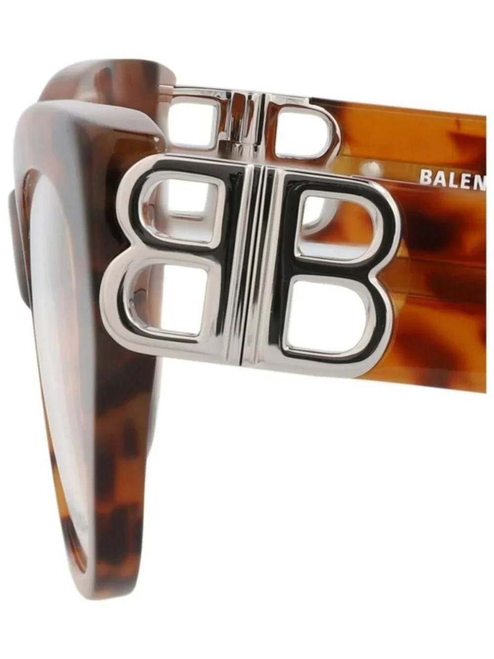 New Balenciaga Womens Cat Eye Havana Havana Transparent Fashion Designer Eyeglas